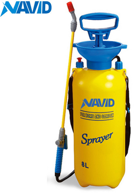 나비드 압축 분무기 원예용 방역 소독 N-CS8L 8리터, 1개, 노랑