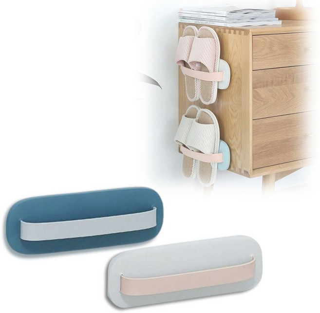슬리퍼 화장실 거실 정리 욕실화 걸이 실내화 거치대 90473PC 1(pc), 실내화거치대 네이비, 1개