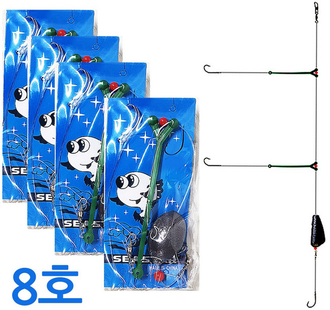 일반 묶음추 낚시 바늘 바다 선상 방파제 도다리 원투 카고 채비 봉돌, 1개, 1개입