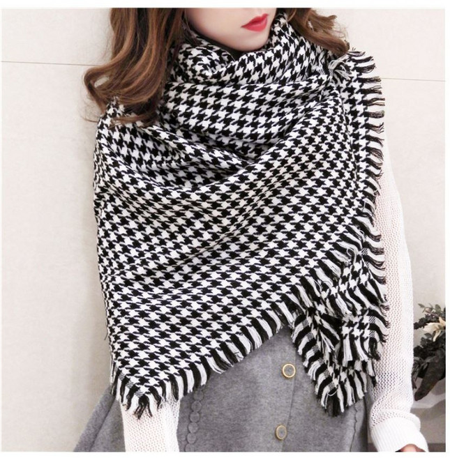 [엔젤D]여성 하운투스 목도리 숄