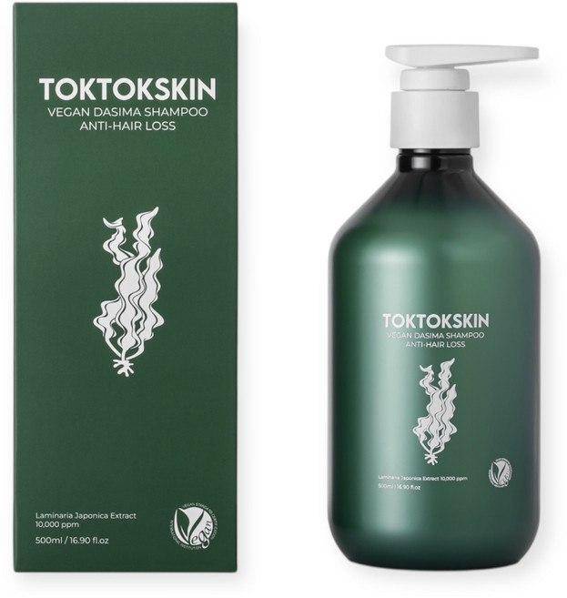톡톡스킨 비건 임산부 탈모 증상완화 다시마 샴푸 500ml 1개입, 1개