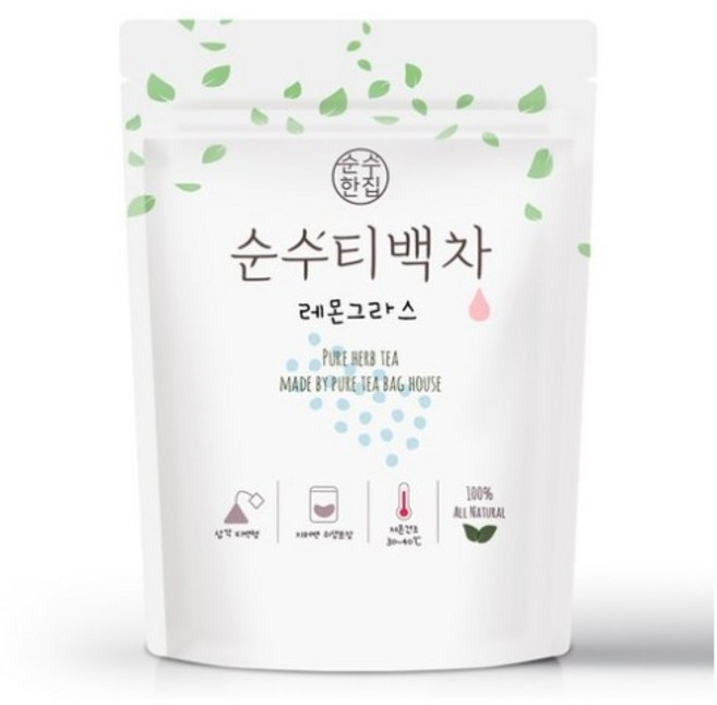 순수한집 순수티백차 레몬그라스, 1g, 50개입, 2개