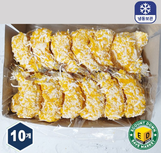 코코넛 쉬림프 새우튀김 (25g x 40미), 10개, 1kg