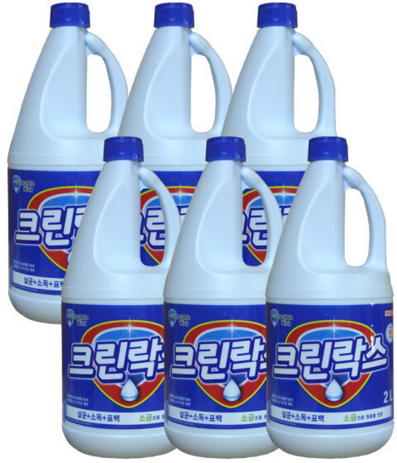 버블윅 그린락스 다목적 청소세정제 크린락스, 2000ml, 6개