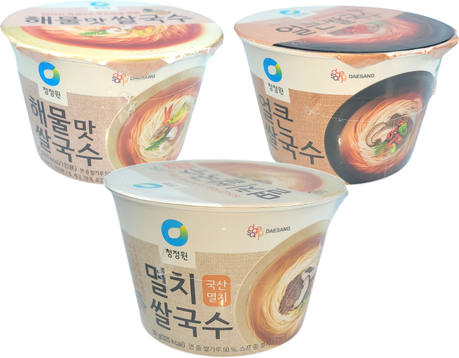 청정원 종가집 쌀국수 92gx6개(얼큰2+멸치2+해물2), 92g, 6개