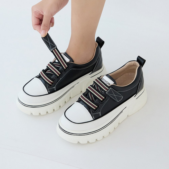 제이슈 페리 밴드 스트링 플랫폼 스니커즈 5.5cm