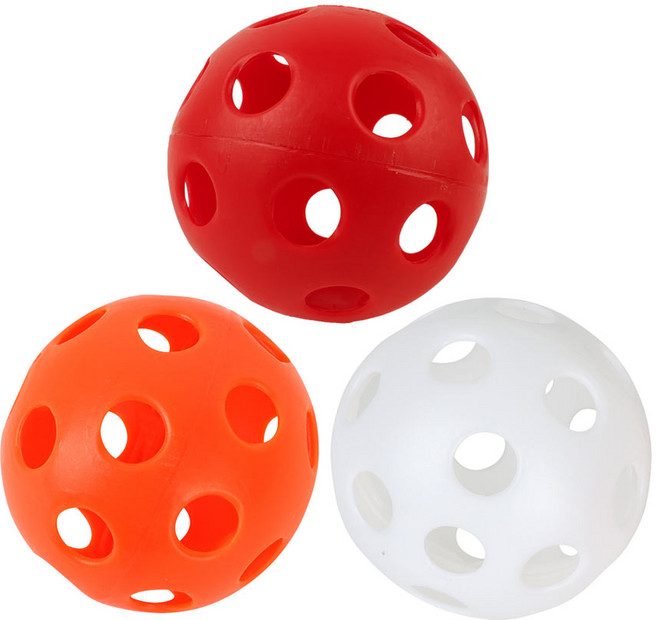 낫소 플로어볼 공 NSC-R236BB, 화이트, 1개