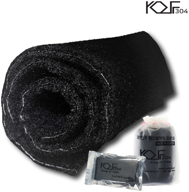 [코프304] 카알카 연통방열포 방염포 방염패드 텐트스킨보호 화목난로, 카알카 240x490mm, 1개