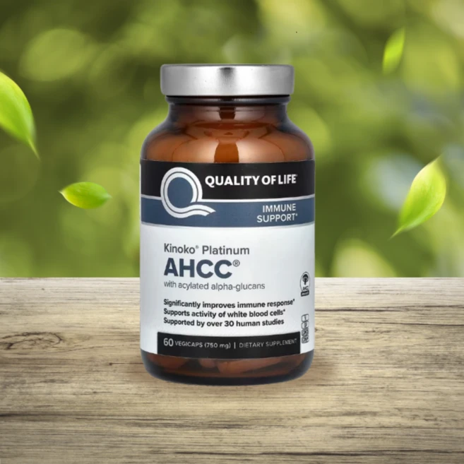 키노코 플래티넘 AHCC Kinoko Platinum 750mg (60베지캡슐), 60회분, 1개 - 쿠팡