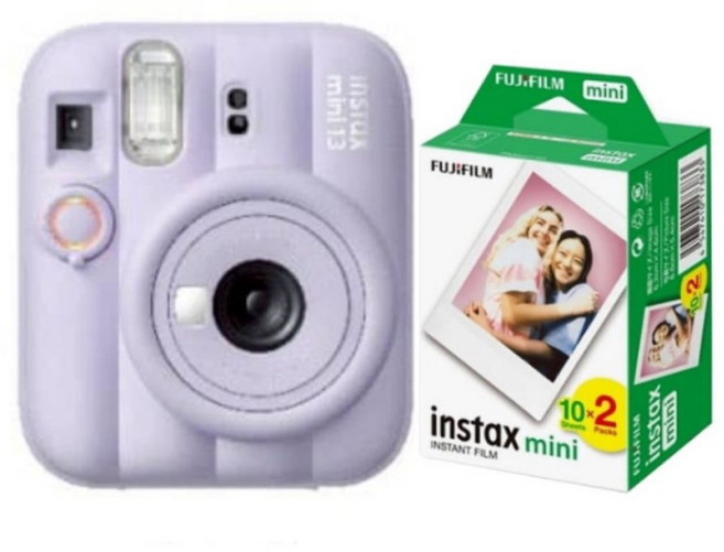 Fujifilm Instax mini 13 拍立得相機, 1個, mini13紫+20張底片