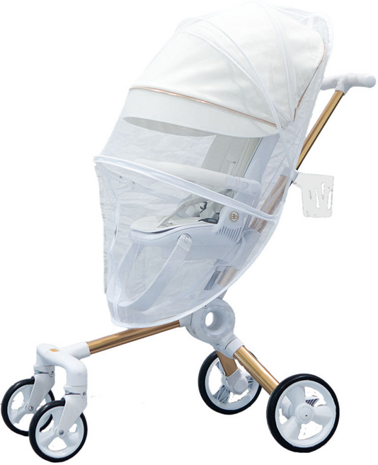 트라이크 유모카 전용 풀커버 모기장 메쉬커버 방충망 햇빛가리개 지퍼형, 1개