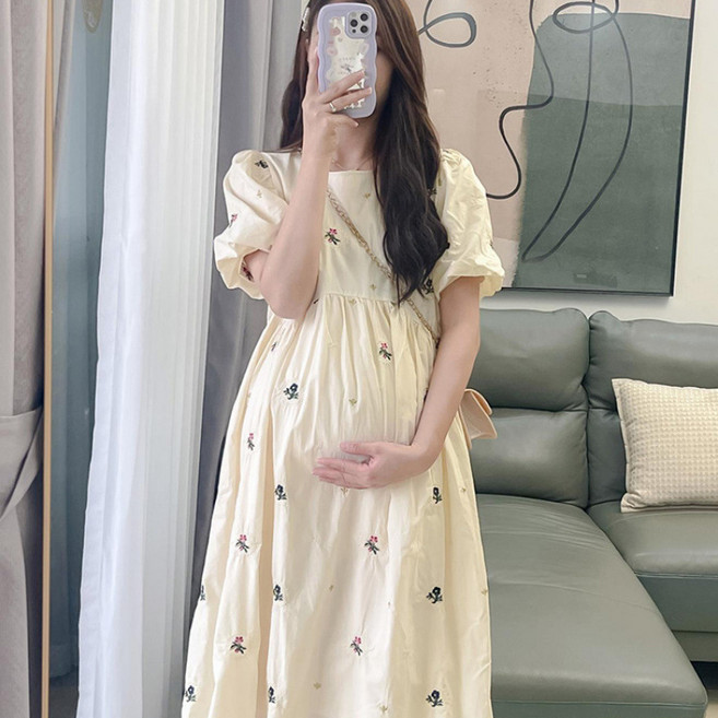 임부복 임산부원피스 원피스 여름원피스 루즈핏 편안함 서양식