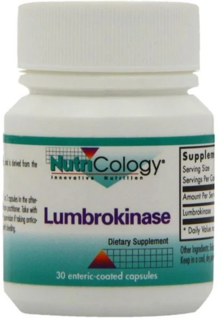 뉴트리콜로지 룸브로키나제 캡슐 Nutricology Lumbrokinase, 1개, 60정 - 쿠팡