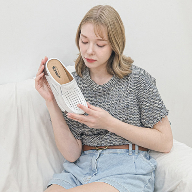 올리 소가죽 애니 펀칭 블로퍼