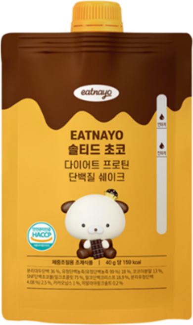 있나요 다이어트 프로틴 단백질 쉐이크 솔티드 초코, 40g, 9개