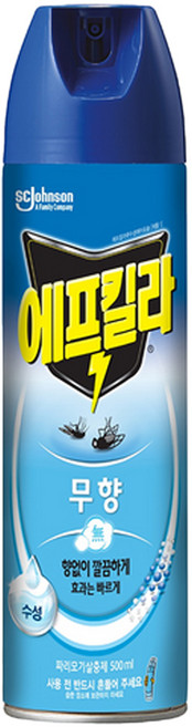 에프킬라 수성 에어로졸 살충제 무향, 500ml, 6개