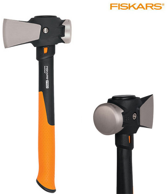피스카스 슬릿지 해머 도끼 S 1062936 XXL 1020220 무진동 충격 제어 장작패기 오함마 함마도끼, 1개
