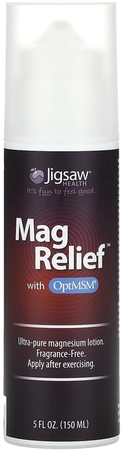 Jigsaw Health OptiMSM 함유 Mag Relief 향료 무함유 150ml(5fl oz), JigsawHealthOptiMSM함유MagRelief, 1개, 150ml - 쿠팡