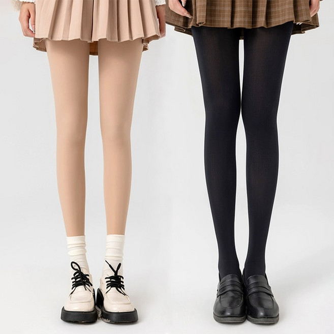 80D 커버링 여성 팬티스타킹 2p 블랙 힙업 고탄력 유발 부드러움 신장150~175cm FREE
