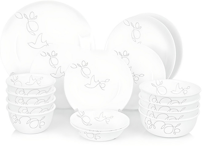 코렐 4인 홈 식기세트 16P, 모닝브리즈, 식기 6종, 1세트