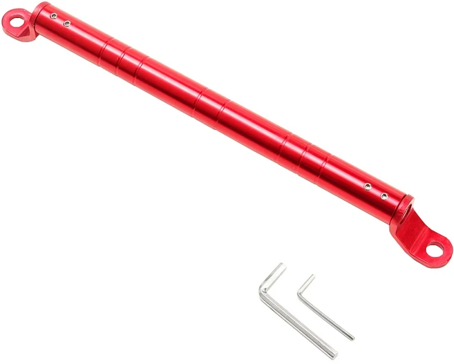 범용 다기능 오토바이 밸런스 바 수정 된 알루미늄 합금 확장 핸들 램프 브래킷 모토 액세서리, [04] red