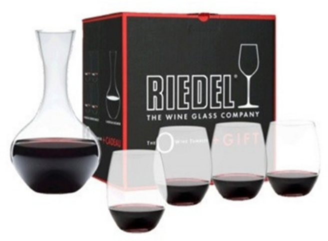 리델 와인잔 오 글라스 디캔터 기프트 세트, 1개