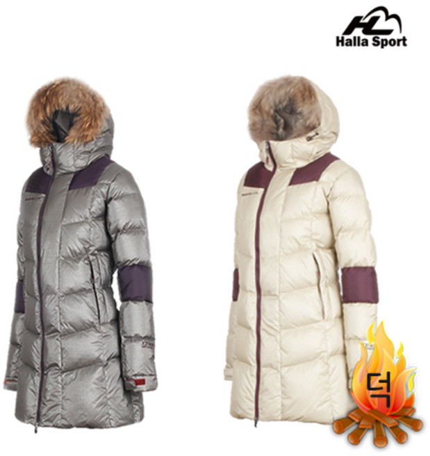 HALLA SPORT 여성 케스케이드자켓 (구스다운)