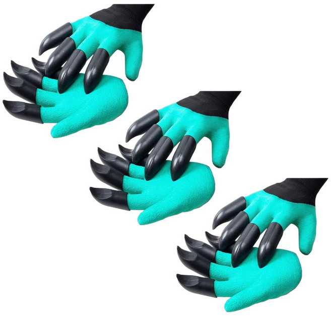 셀링랩 갈고리장갑, 3개, 그린