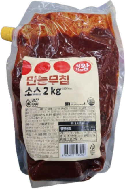 식자재왕 만능무침 소스 2kg, 19개