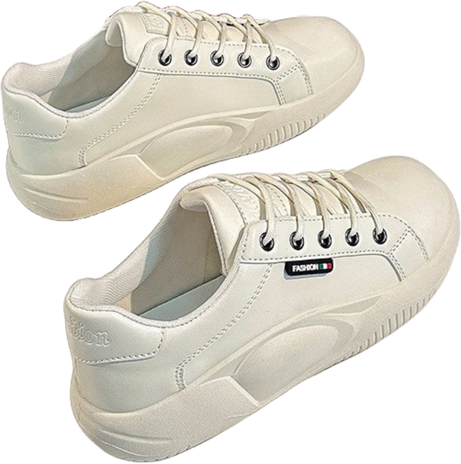 여성 트렌드 키높이 스니커즈 통굽 스포츠신발