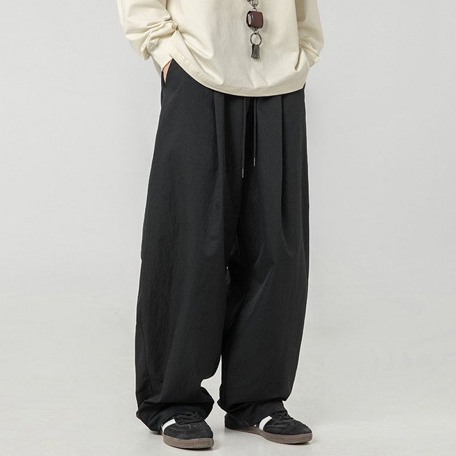 유루 남성용 하라주쿠 스타일 와이드 팬츠 / MK2402
