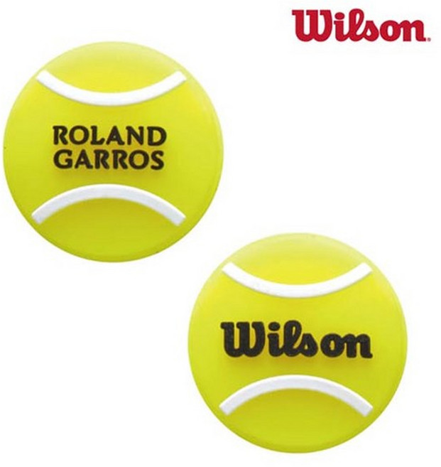 윌슨 테니스 댐프너 롤랑가로스 엘보링 진동방지, 옐로우, 1개