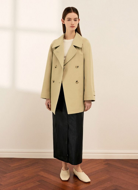 쉬즈미스 벨티드 미디 트렌치 코트BYQ12040DH4928862