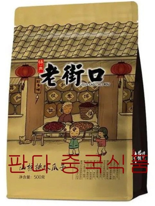 판다중국식품 로제커우 해바라기씨 히코리맛 호두맛 꽈즈 500g, 4개