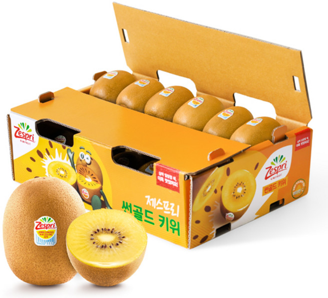 제스프리 썬골드키위 선물용 스페셜패키지, 1박스, 슈퍼점보 개별 185g내외 16개입