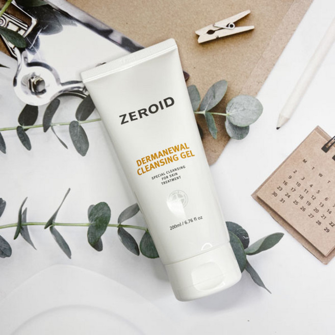 제로이드 더마뉴얼 클렌징젤 200ml+샘플5매+﻿제로이드 수딩마스크팩 1장증정, 200ml, 1개