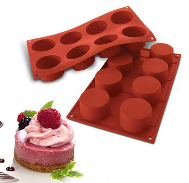 실리코마트 SF028 실리콘몰드 실린더8구, 1개