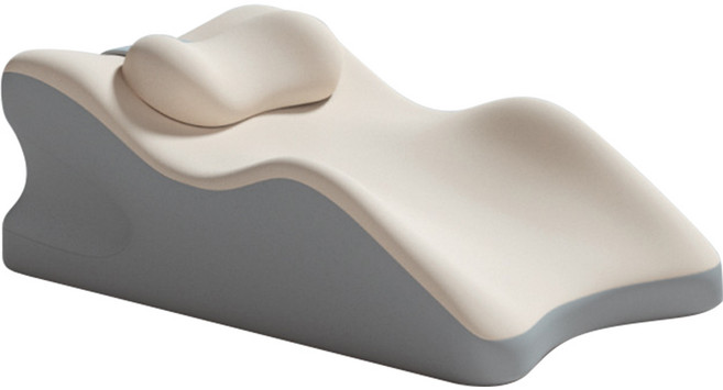 Youchen 역류방지 경사베개 속편한 베개 다기능 허리 등받이쿠션 자세교정 경추목베개 엎드려 베개 웨지필로우 쿠션 배개 성형 베개, 1개, 베이지(베개포함)