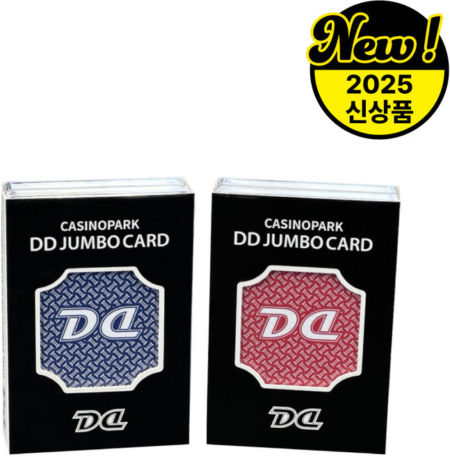 DD카드 점보 큰 숫자 홀덤카드 플레잉 포커 디디카드, 랜덤색상, 1개