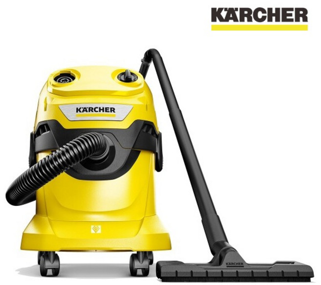 (카처) 산업용 20L 건습식 진공청소기 (WD4 V) (기본구성), WD4V기본구성