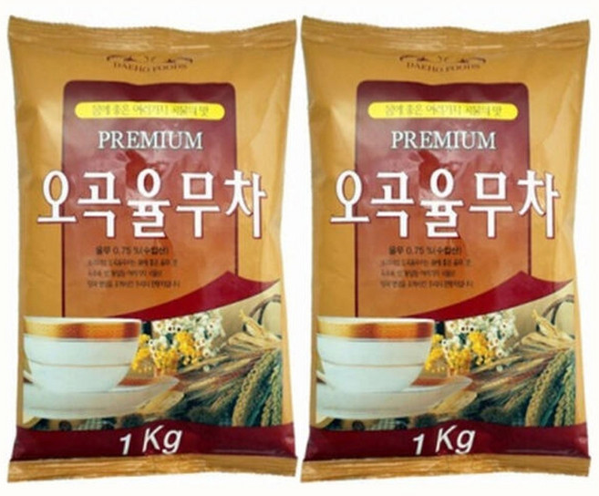 대호식품 오곡 율무차 1kg 12개, 1개