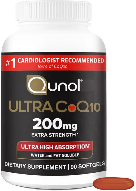 쿤놀 Qunol 울트라 코큐텐 200mg 90정 x2 수용성 지용성 고흡수성, 2개, 90개입 - 쿠팡