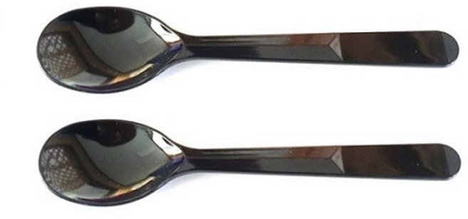 아이스크림스푼 대 개별포장 12cm, 1개, 400개입, 검정