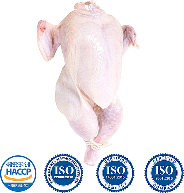 [도담들] 냉장 인제 청정 1등급 통닭 12호 ISO HACCP, 2개, 1.2kg