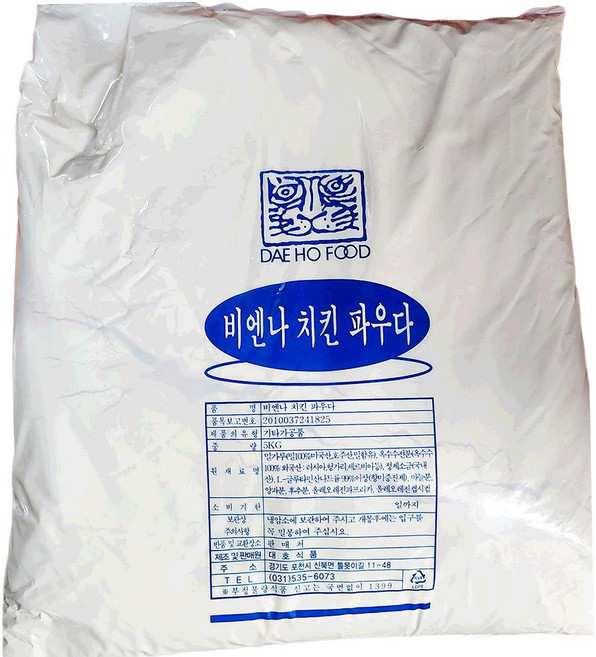 대효 비엔나 치킨파우더 5kg 업소용 치킨믹스 튀김파우더, 1개