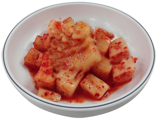 산지직송 대한명인제조 여수돌산 무김치 2kg_깍두기김치, 1세트, 2kg