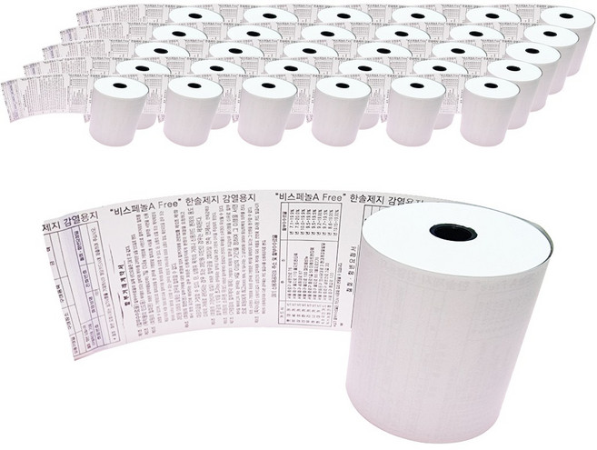 베스트프라이스 감열지 포스 영수증 카드 카드단말기 용지, 100롤