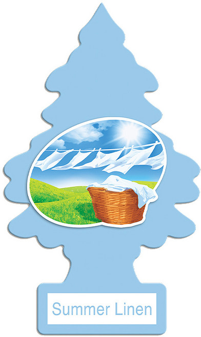 리틀트리 차량용 종이 방향제 옷장용 걸이형 디퓨저, 리틀트리 썸머린넨, 1개