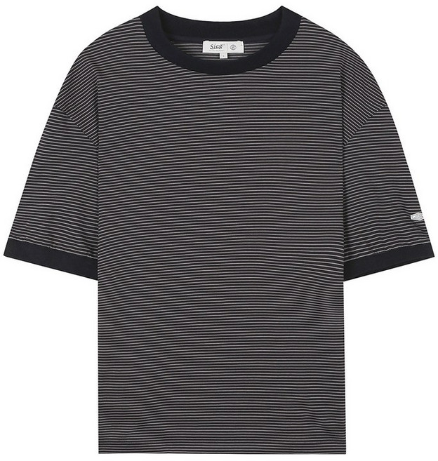 지이크 스트라이프 하프 오버핏 티셔츠_(PIIBD8011)