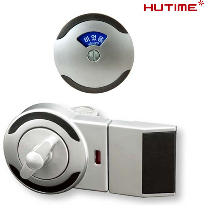 휴타임 N204 큐비클 화장실 잠금쇠 잠금장치, 1개, 혼합색상